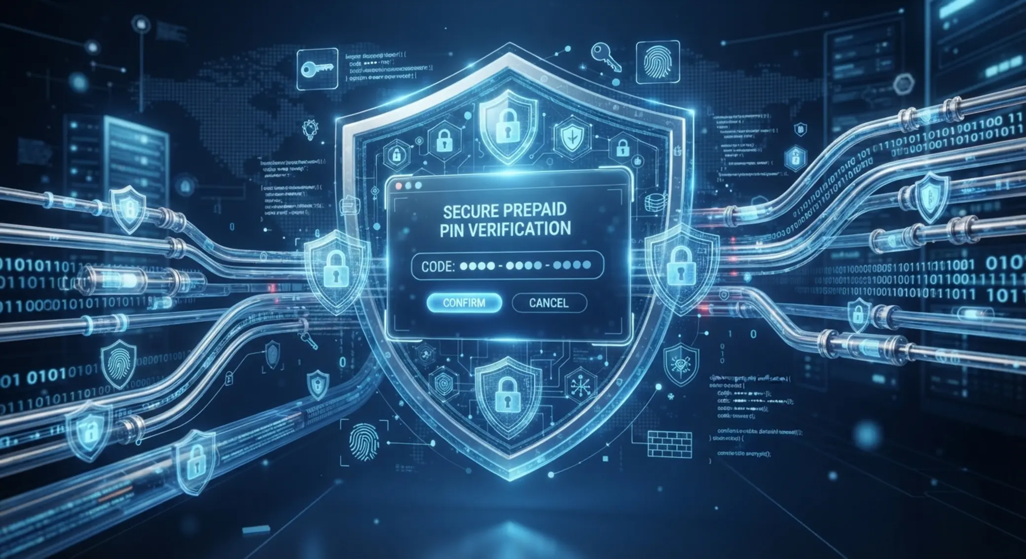 Sicherheit und Datenschutz bei paysafecard mit Schutzsymbolen