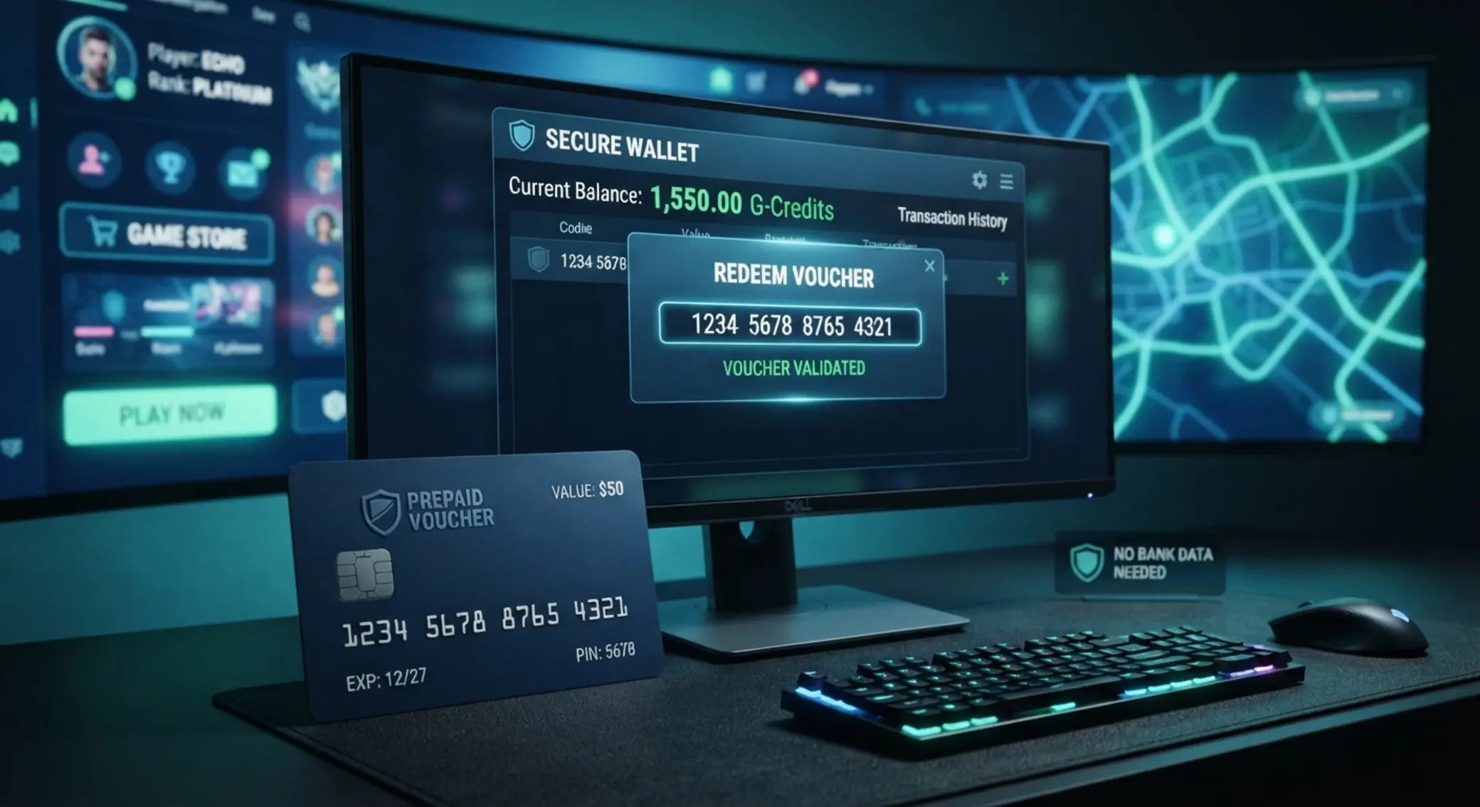 Paysafecard als Prepaid-Zahlung ohne direkte Bankdaten im Online-Spielkonto