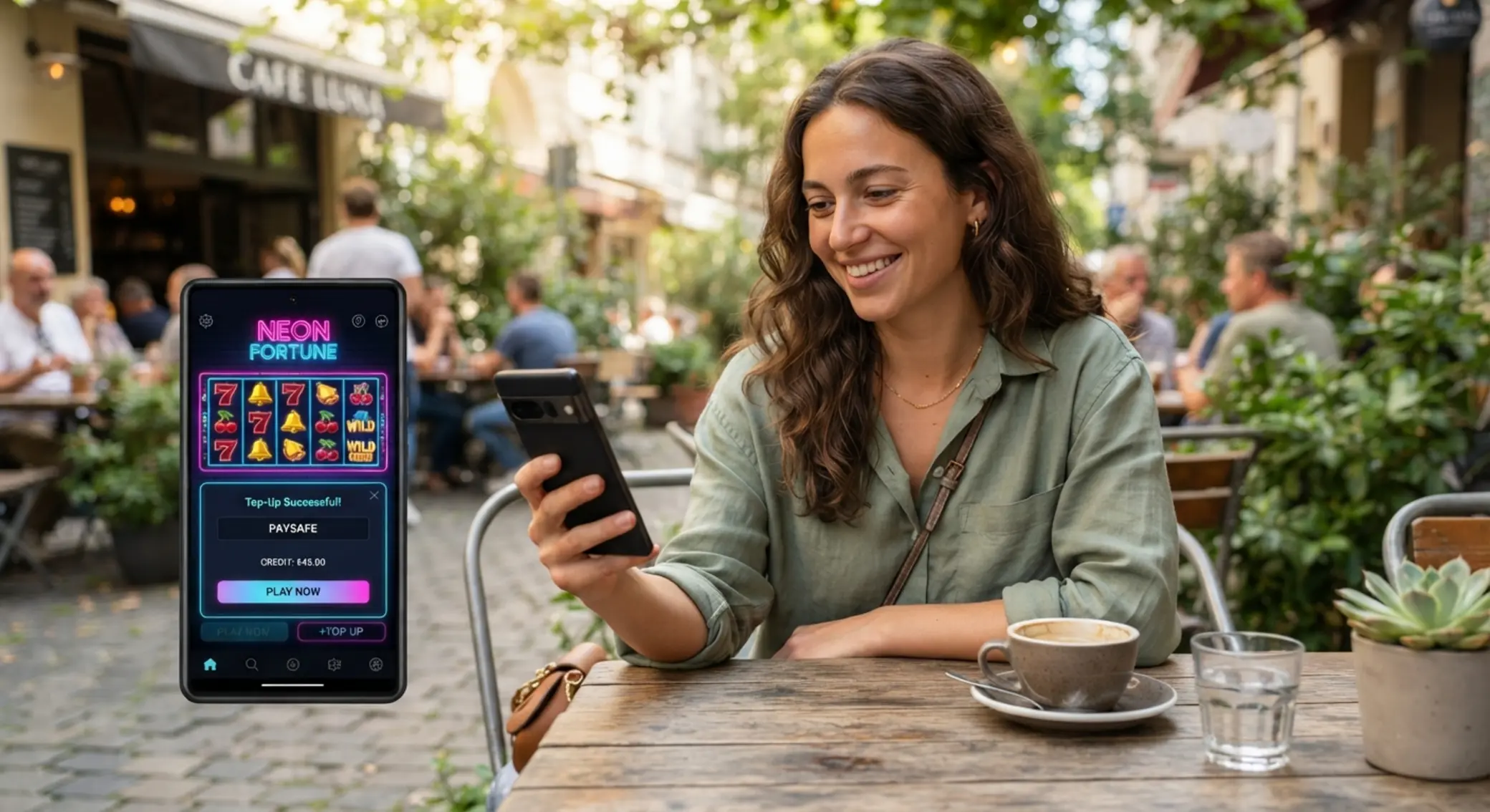 Mobile Paysafecard Slots auf dem Smartphone