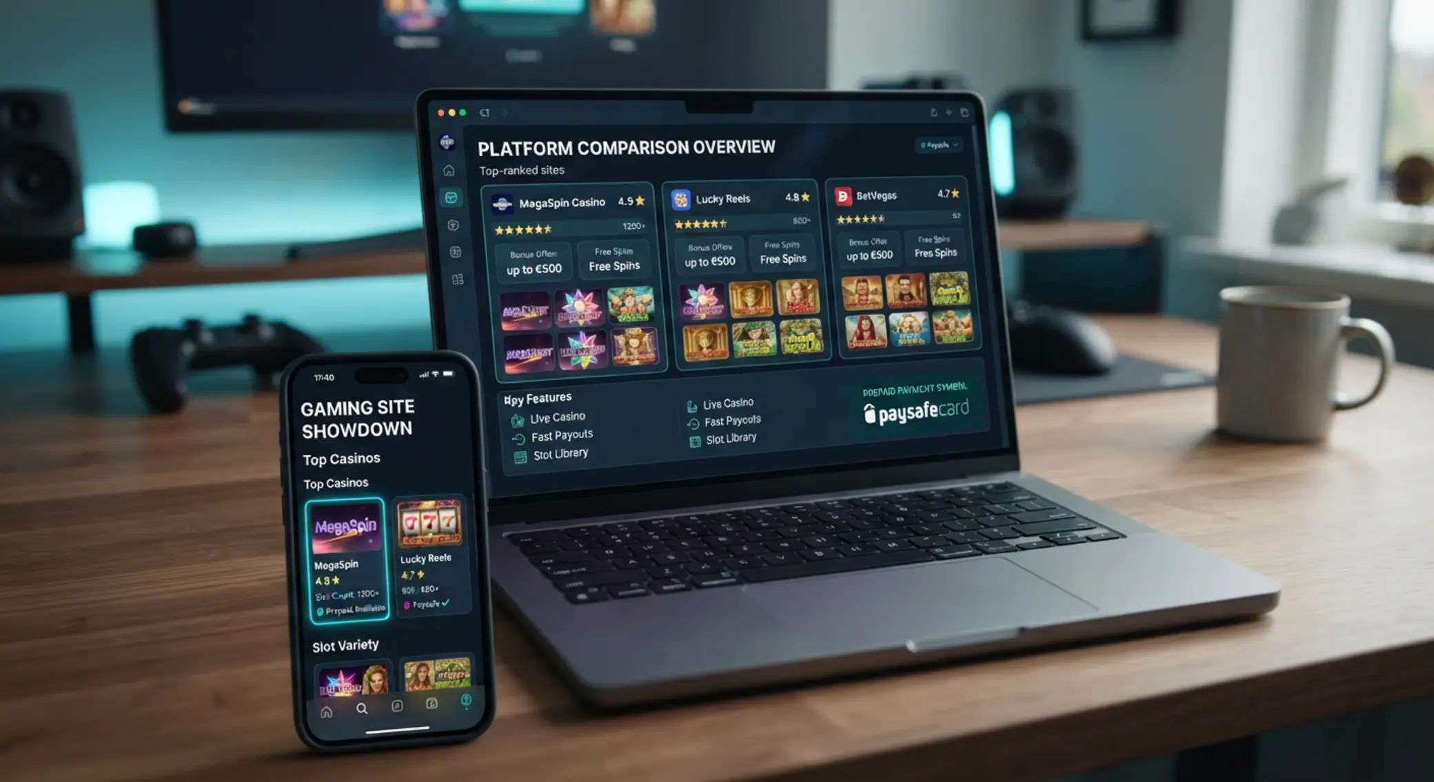 Vergleich von Slot-Plattformen mit Paysafecard-Zahlung